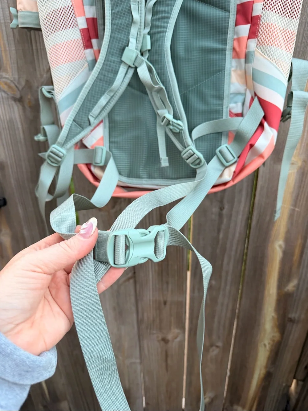 Patagonia Stripe Roll Top Backpack Planing 35L - Picture 10 of 12